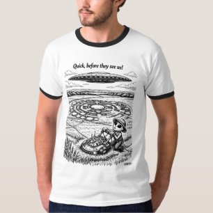 Camiseta UFO CROP CIRCLES -Quick -