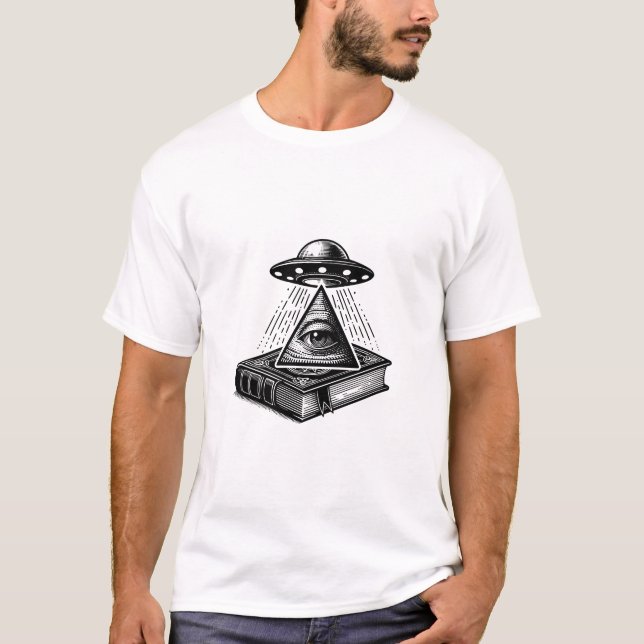Camiseta UFO de Illuminati (Anverso)