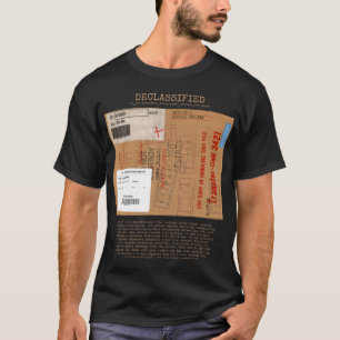 Camiseta UFO - Declassified 65_HS1-834228961_62-HQ-83894_S8