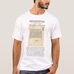 Camiseta UFO - Declassified 65_HS1-834228961_62-HQ-83894_Se
