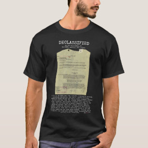 Camiseta UFO - Declassified 65_HS1-834228961_62-HQ-83894_Se