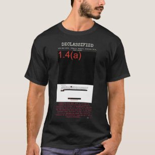 Camiseta UFO - Declassified DOW-UAP-D004, Mission Report,