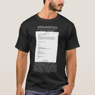 Camiseta UFO - Declassified DOW-UAP-D012,MissionReport,IRAQ