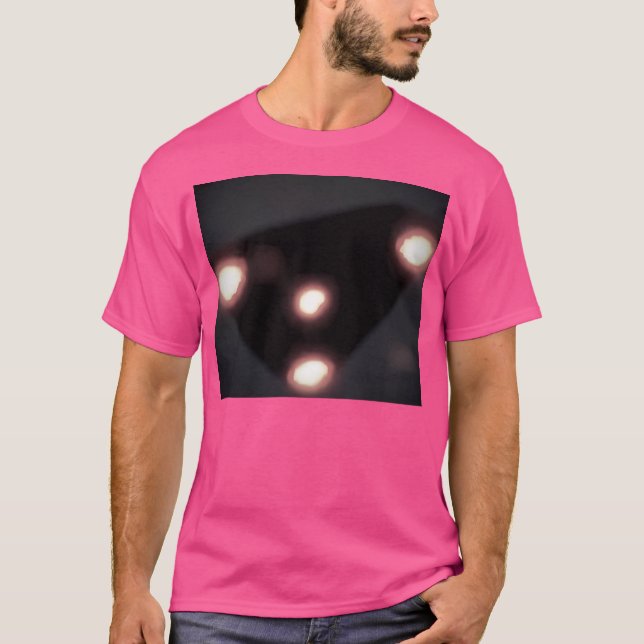 Camiseta Ufo del triángulo negro (Anverso)