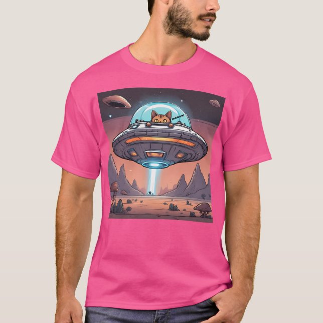 Camiseta Ufo Meaow (Anverso)