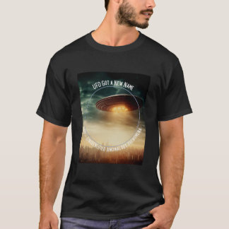 Camiseta UFO Nuevo nombre Fenómeno Anomaloso No Identificad