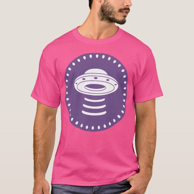 Camiseta Ufo Púrpura (Anverso)