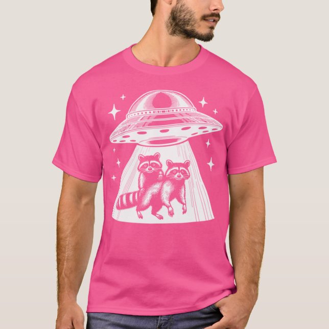 Camiseta Ufo Raccoons (Anverso)