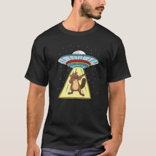 Camiseta Ufo Secuestro Dabbing Beaver Selva Animal