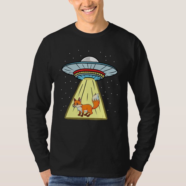 Camiseta Ufo Secuestro de Fox Forest Animal (Anverso)