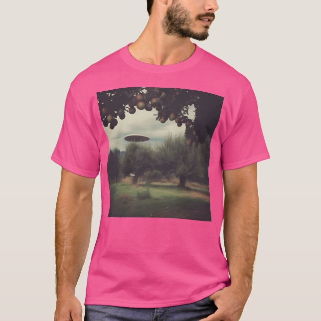 Camiseta Ufo sobre Orchard (Anverso)