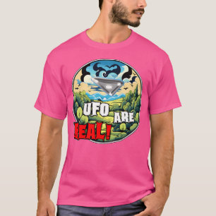 Camiseta Ufo Son Reales - Ufo - Alien - Uap