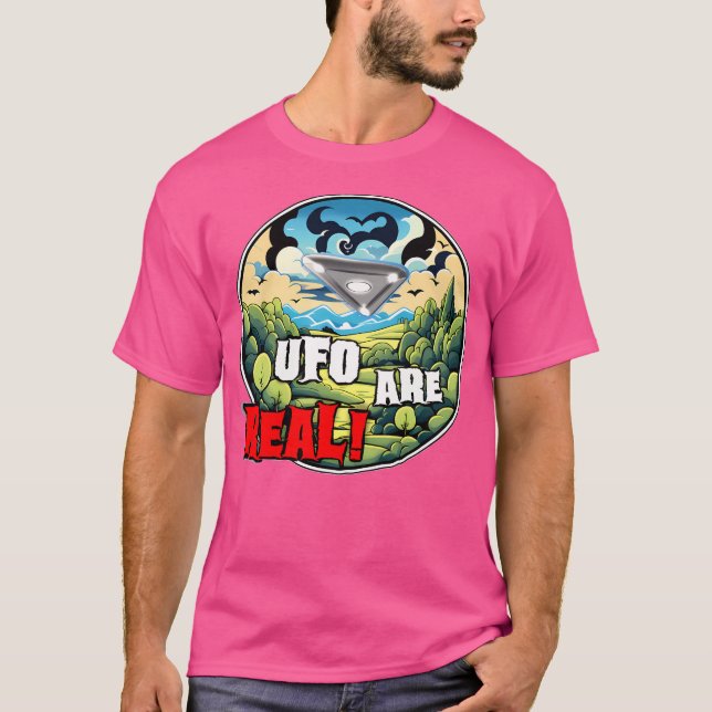 Camiseta Ufo Son Reales - Ufo - Alien - Uap (Anverso)