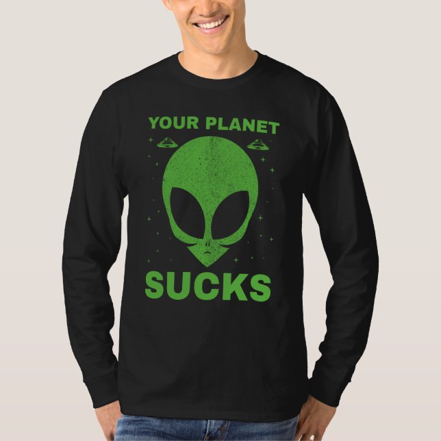 Camiseta UFO UAP Space Space Unknown Flight Object Alien  5 (Anverso)