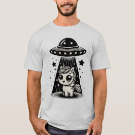 Camiseta UFO Unicornio - Encuentro Alienígena Lindo y Capri