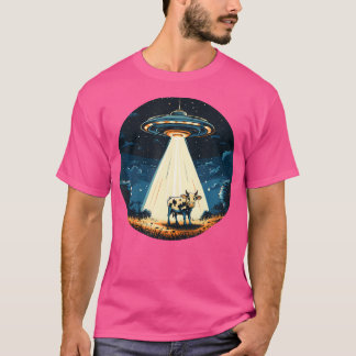 Camiseta Ufo Vengando A Una Vaca Para Aventuras Extranjeras