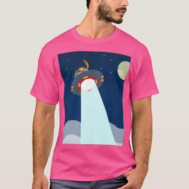Camiseta Ufo Wolfie Wolf (Anverso)