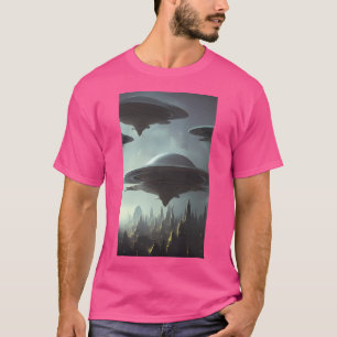 Camiseta Ufos En El Cielo