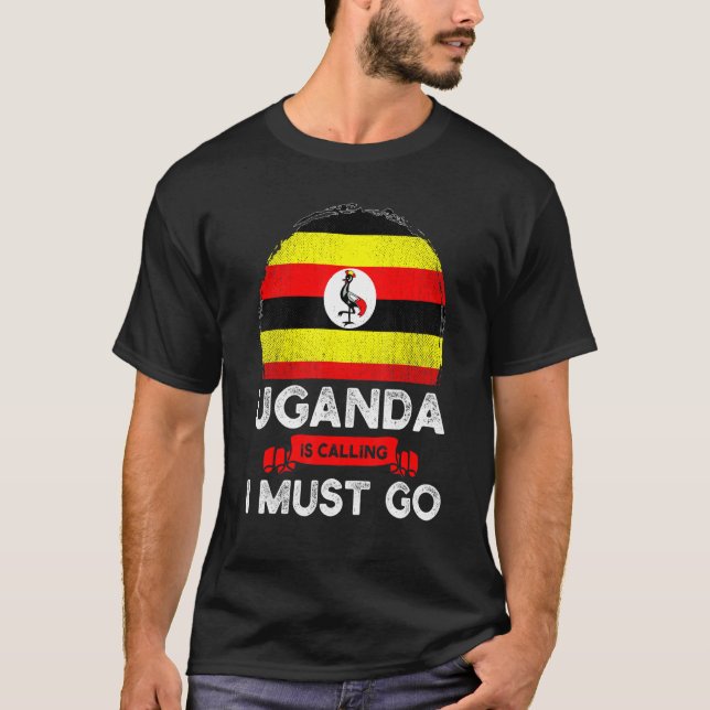 Camiseta Uganda dice que debo ir a las raíces del patrimoni (Anverso)
