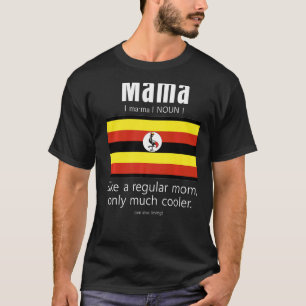 Camiseta Uganda: El Día de la Madre de la bandera patriótic