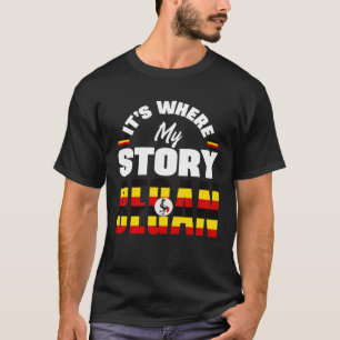 Camiseta Ugandés Uganda Bandera Ugandesa Es Donde Comienza 