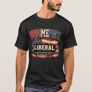 Camiseta Ughmerica Liberal 4 de julio Política Independient