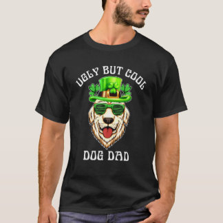 Camiseta Ugly But Cool Dog Dad Cute Golden Retriever Dog Br