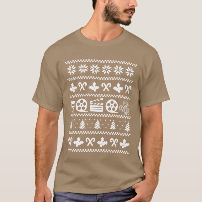 Camiseta Ugly Christmas Film Set Movie Fan girl (Anverso)