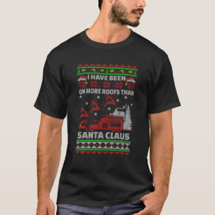 Camiseta Ugly Christmas Firefighter Funny Firefighting Xmas