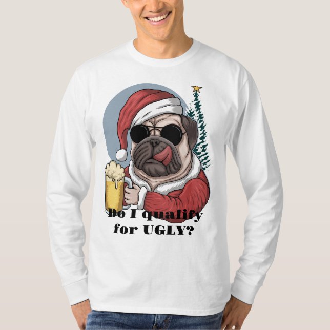 Camiseta Ugly Dog Face Thug Beer Sungafas (Anverso)