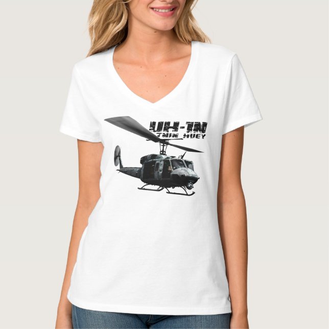 Camiseta UH-1N Huey gemelo (Anverso)