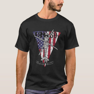 Camiseta Uh-60 Helicóptero Militar Black Hawk Vin Patriótic