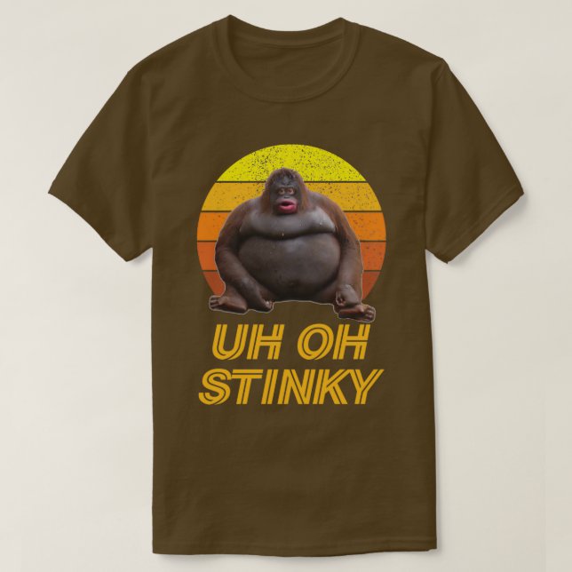 CAMISETA UH OH STINKY (Diseño del anverso)