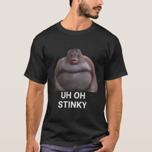 Camiseta Uh Oh Stinky Poop Dank Memes Le Monke