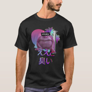 Camiseta Uh Oh Stinky Poop Le Monke Estética Vaporwave Me