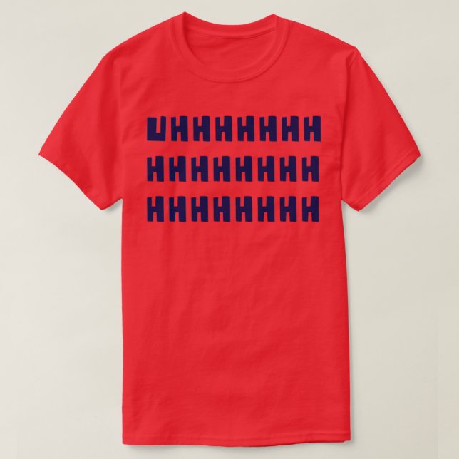 Camiseta Uhhh uhhh t uhhh sudor 2 (Diseño del anverso)