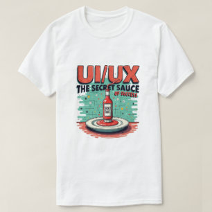 Camiseta Ui Ux El Secreto Salto Del Éxito Gracioso Diseñado
