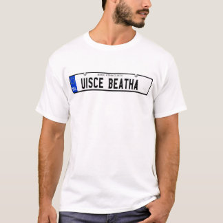 Camiseta Uisce Beatha - placa irlandesa