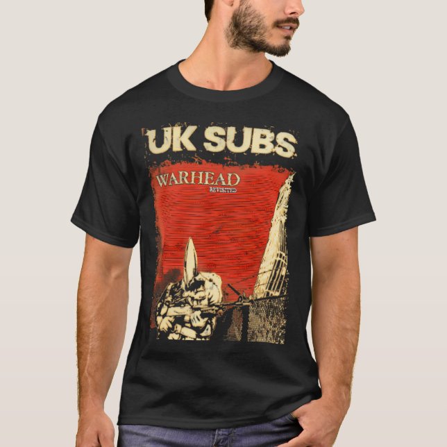 Camiseta Uk Subs Warhead Banda Punk Rock (Anverso)