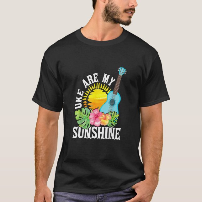 Camiseta Uke Are My Sunshine     For Ukulele Player Ukuleli (Anverso)