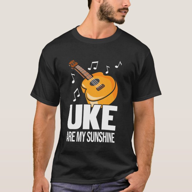 Camiseta Uke Are My Sunshine Ukulele Hawaii Intérprete (Anverso)