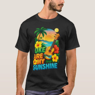 Camiseta Uke Es Mi Jugador Ukulele De Sunshine Hibis