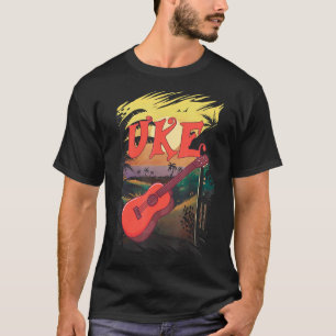 Camiseta Uke Hawaii Ukulele Guitarista Hawai Music Ukulel