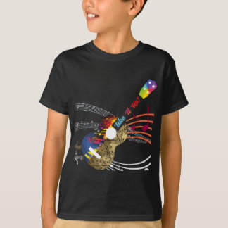 Camiseta ¡Uke It UP con notas musicales! Ukulele