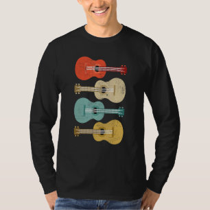 Camiseta Uke, músico ucraniano, retro vintage Ukulele