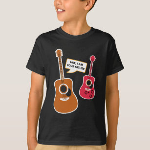 Camiseta Uke soy su padre - regalo divertido de la guitarra