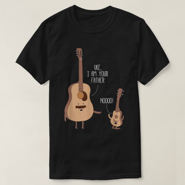 Camiseta Uke, soy tu padre (Diseño del anverso)