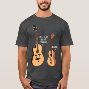 Camiseta Uke soy tu padre Funny Guitar y Ukulele