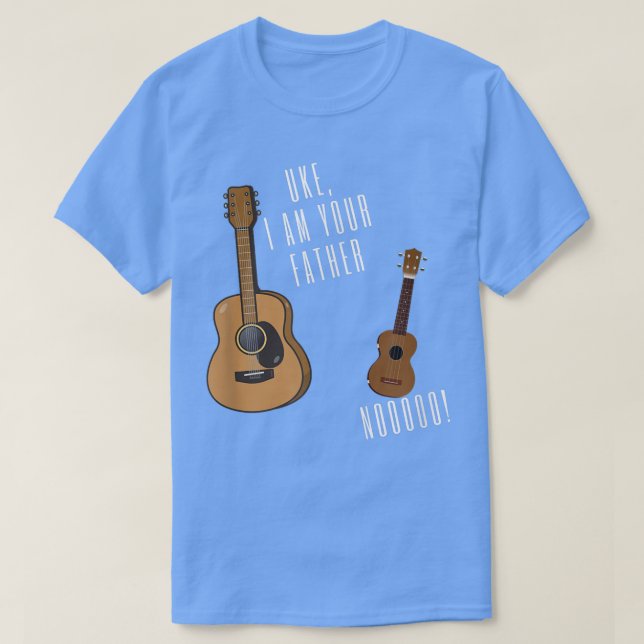 Camiseta Uke, soy tu padre. Funny Ukulele Guitar 2978 (Diseño del anverso)