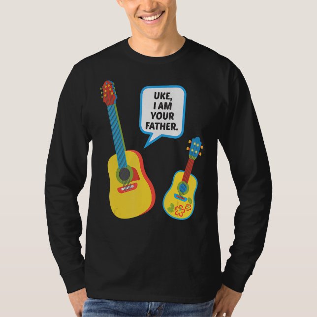 Camiseta Uke Soy Tu Padre Ukelele Guitar Music Tee (Anverso)